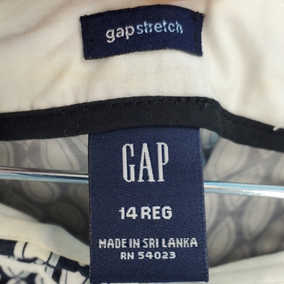 GAP stretch black and white pleated skirt 14 - Picture 2 of 14